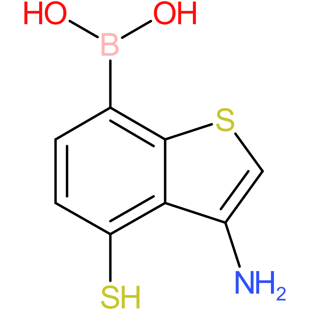 (3-amino-4-sulfanyl-1-benzothiophen-7-yl)boronic acid
