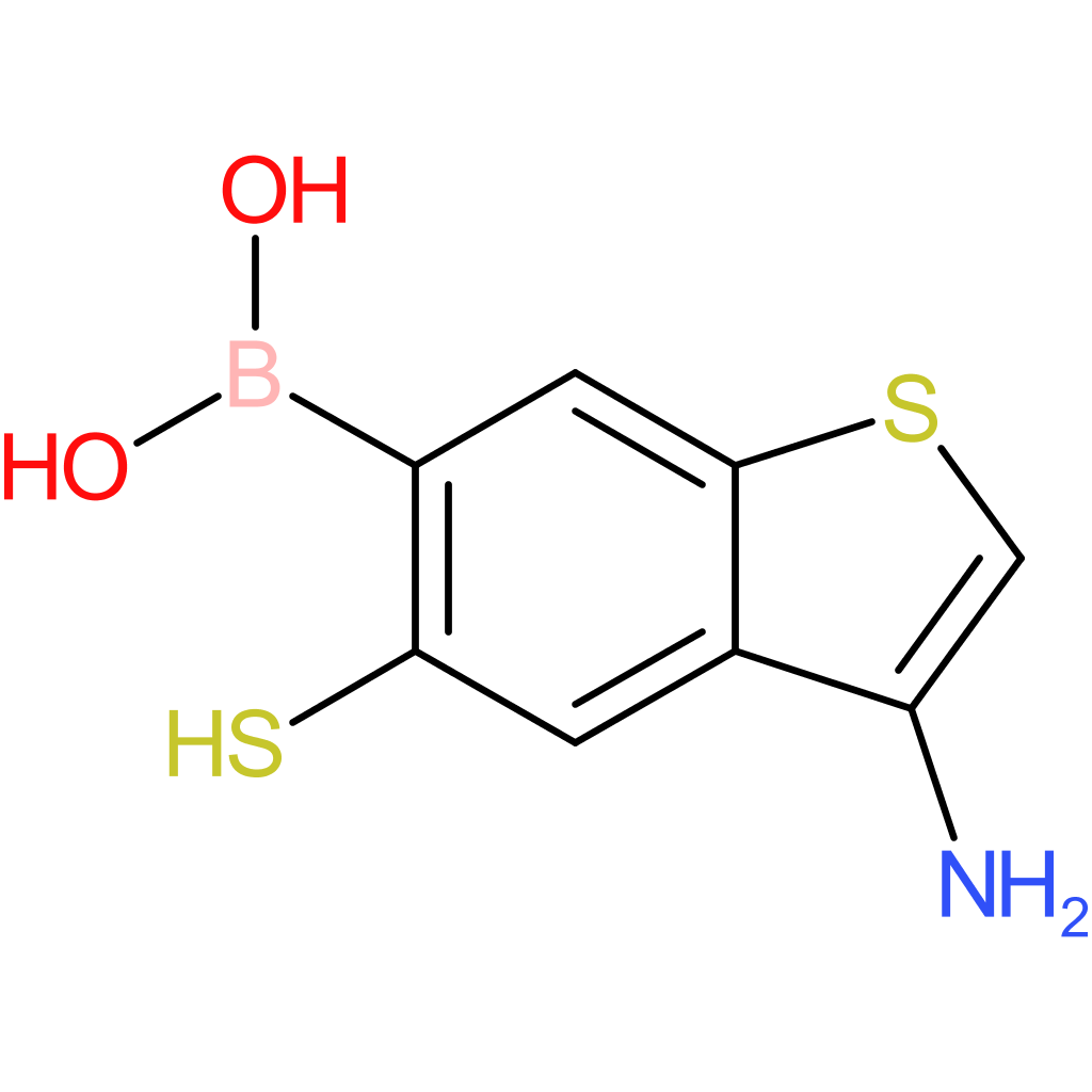 (3-amino-5-sulfanyl-1-benzothiophen-6-yl)boronic acid