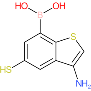 (3-amino-5-sulfanyl-1-benzothiophen-7-yl)boronic acid