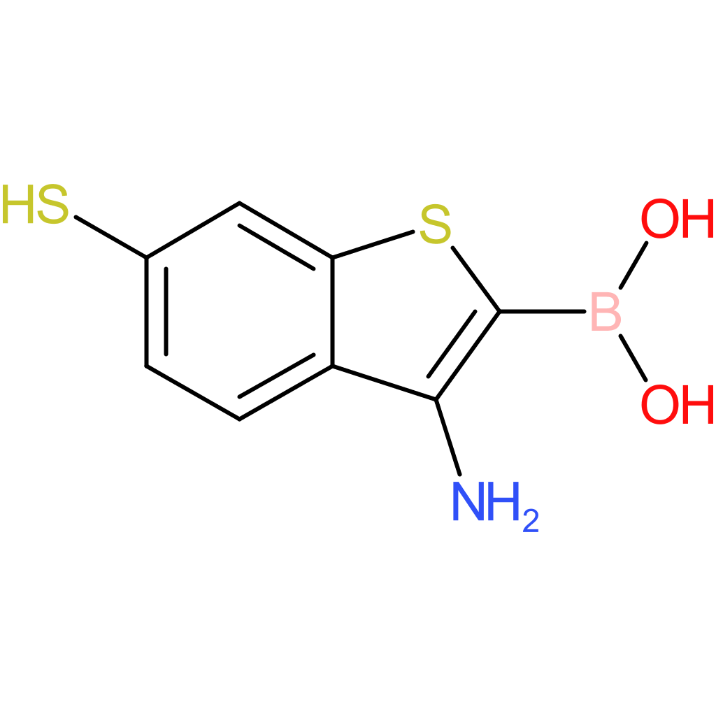 (3-amino-6-sulfanyl-1-benzothiophen-2-yl)boronic acid