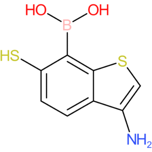 (3-amino-6-sulfanyl-1-benzothiophen-7-yl)boronic acid