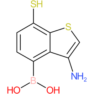 (3-amino-7-sulfanyl-1-benzothiophen-4-yl)boronic acid