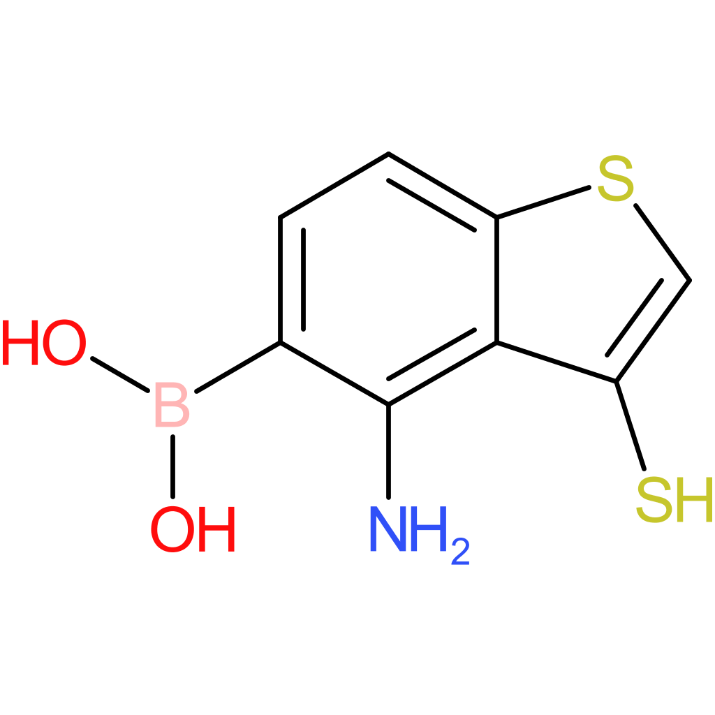 (4-amino-3-sulfanyl-1-benzothiophen-5-yl)boronic acid