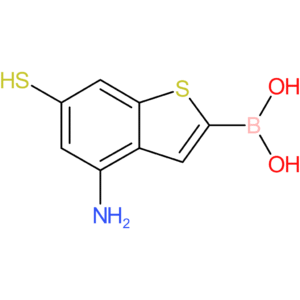(4-amino-6-sulfanyl-1-benzothiophen-2-yl)boronic acid