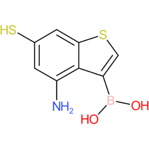 (4-amino-6-sulfanyl-1-benzothiophen-3-yl)boronic acid