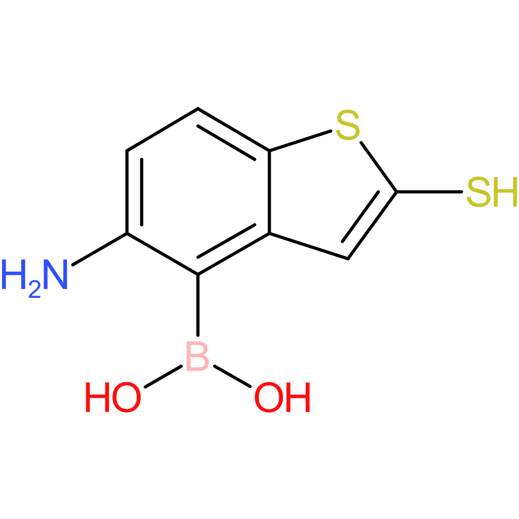 (5-amino-2-sulfanyl-1-benzothiophen-4-yl)boronic acid