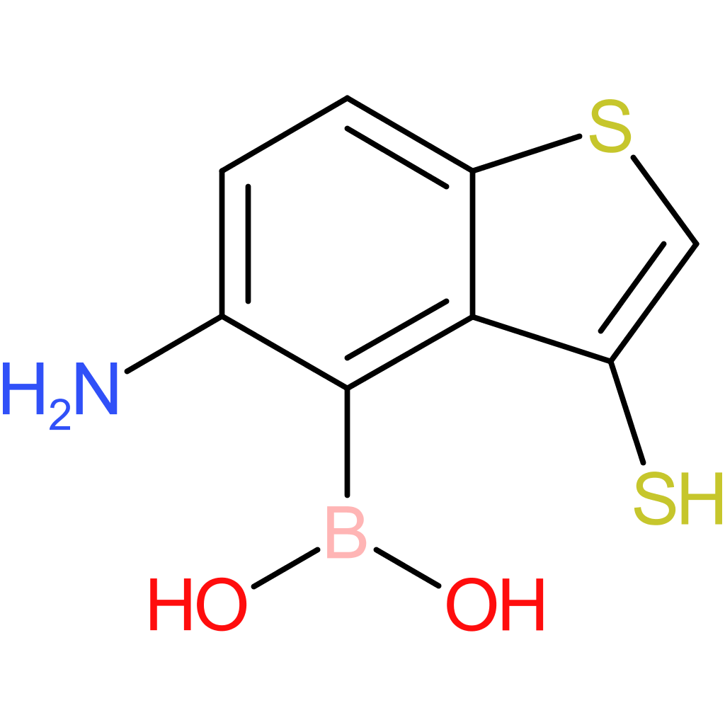 (5-amino-3-sulfanyl-1-benzothiophen-4-yl)boronic acid