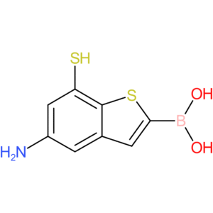 5-amino-7-mercaptobenzothiophene-2-boronic acid