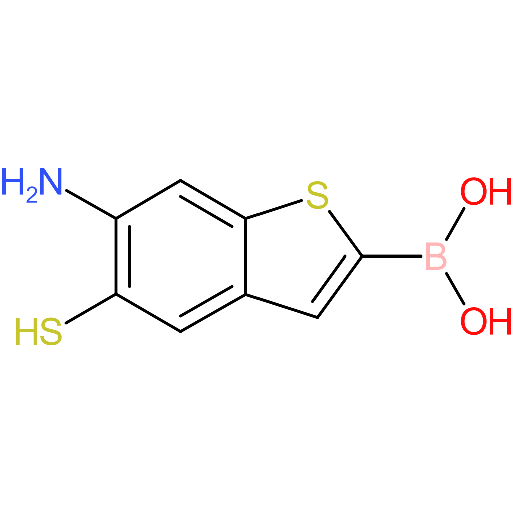 6-amino-5-mercaptobenzothiophene-2-boronic acid