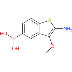 2-amino-3-methoxybenzothiophene-5-boronic acid