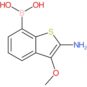 2-amino-3-methoxybenzothiophene-7-boronic acid