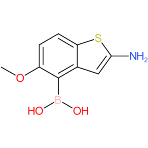 2-amino-5-methoxybenzothiophene-4-boronic acid