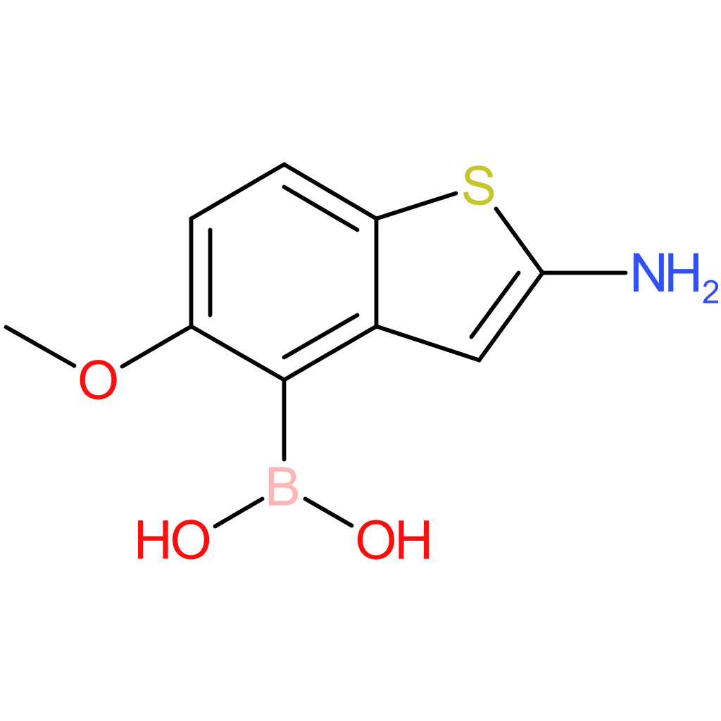 2-amino-5-methoxybenzothiophene-4-boronic acid