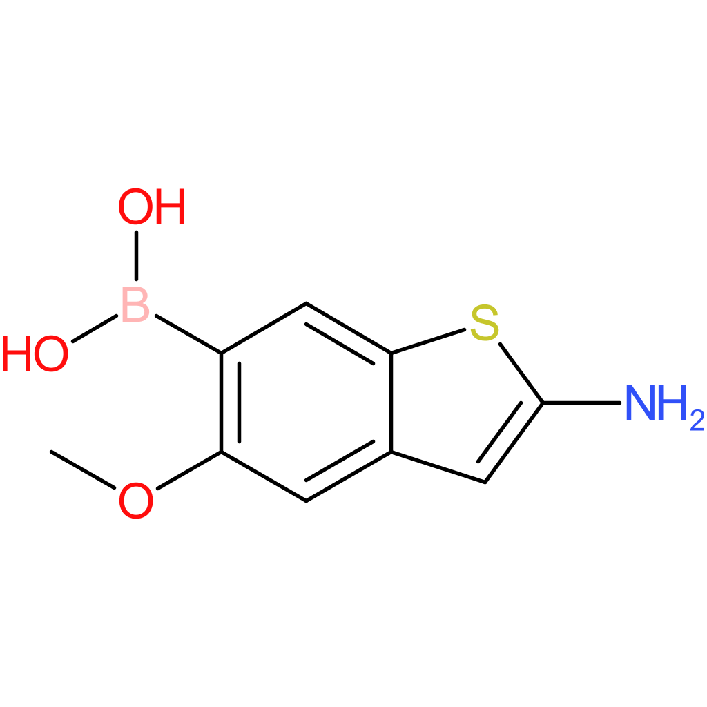 2-amino-5-methoxybenzothiophene-6-boronic acid