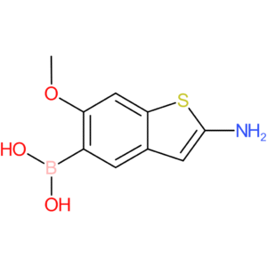 2-amino-6-methoxybenzothiophene-5-boronic acid