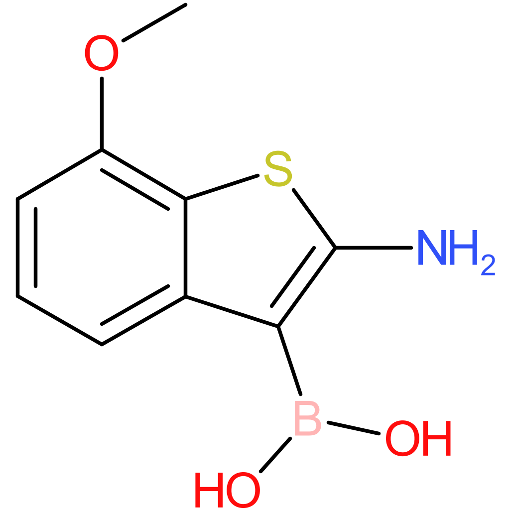 2-amino-7-methoxybenzothiophene-3-boronic acid