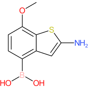 2-amino-7-methoxybenzothiophene-4-boronic acid