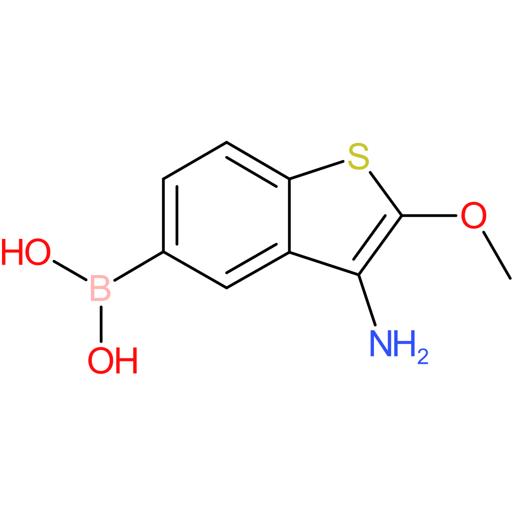 3-amino-2-methoxybenzothiophene-5-boronic acid