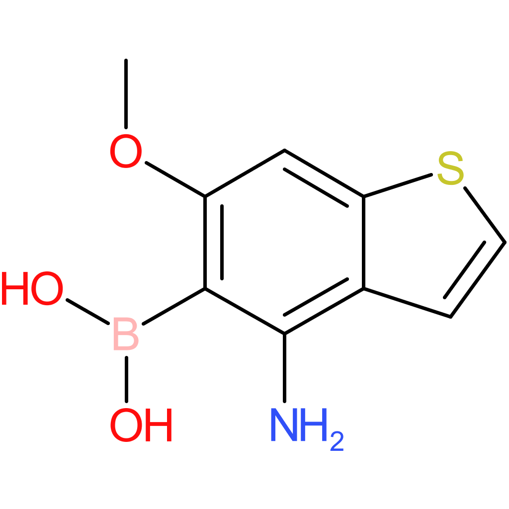 4-amino-6-methoxybenzothiophene-5-boronic acid
