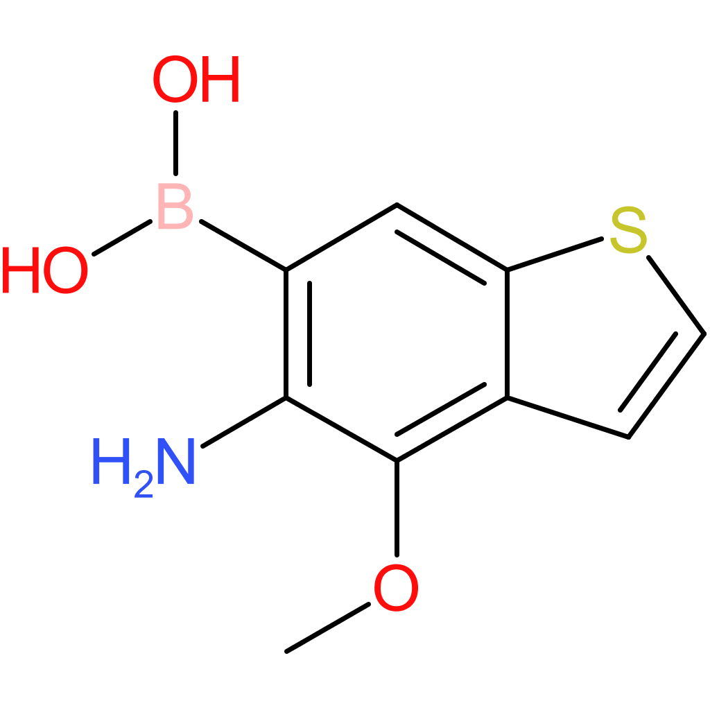 5-amino-4-methoxybenzothiophene-6-boronic acid