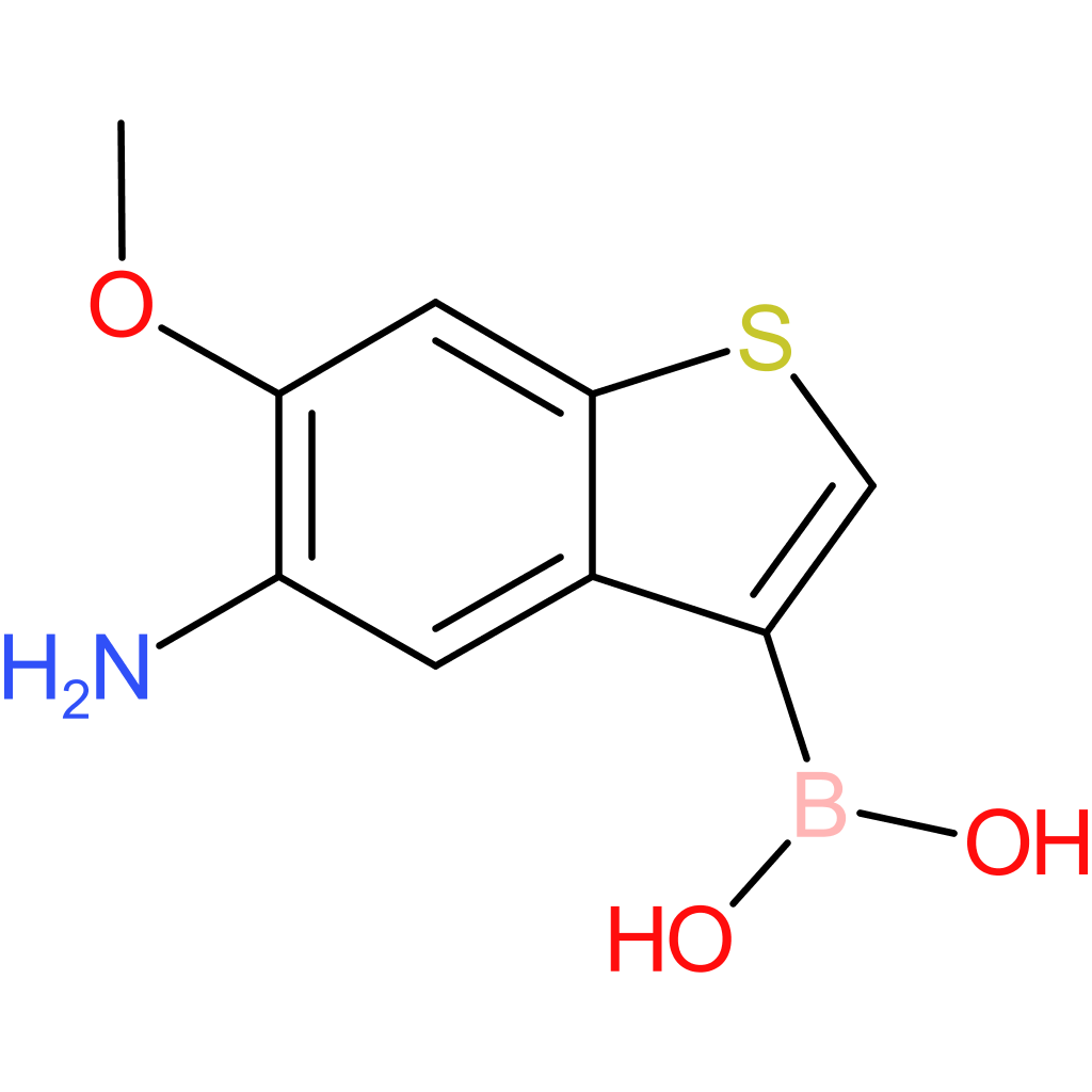 5-amino-6-methoxybenzothiophene-3-boronic acid