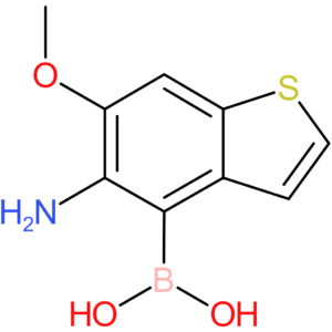5-amino-6-methoxybenzothiophene-4-boronic acid