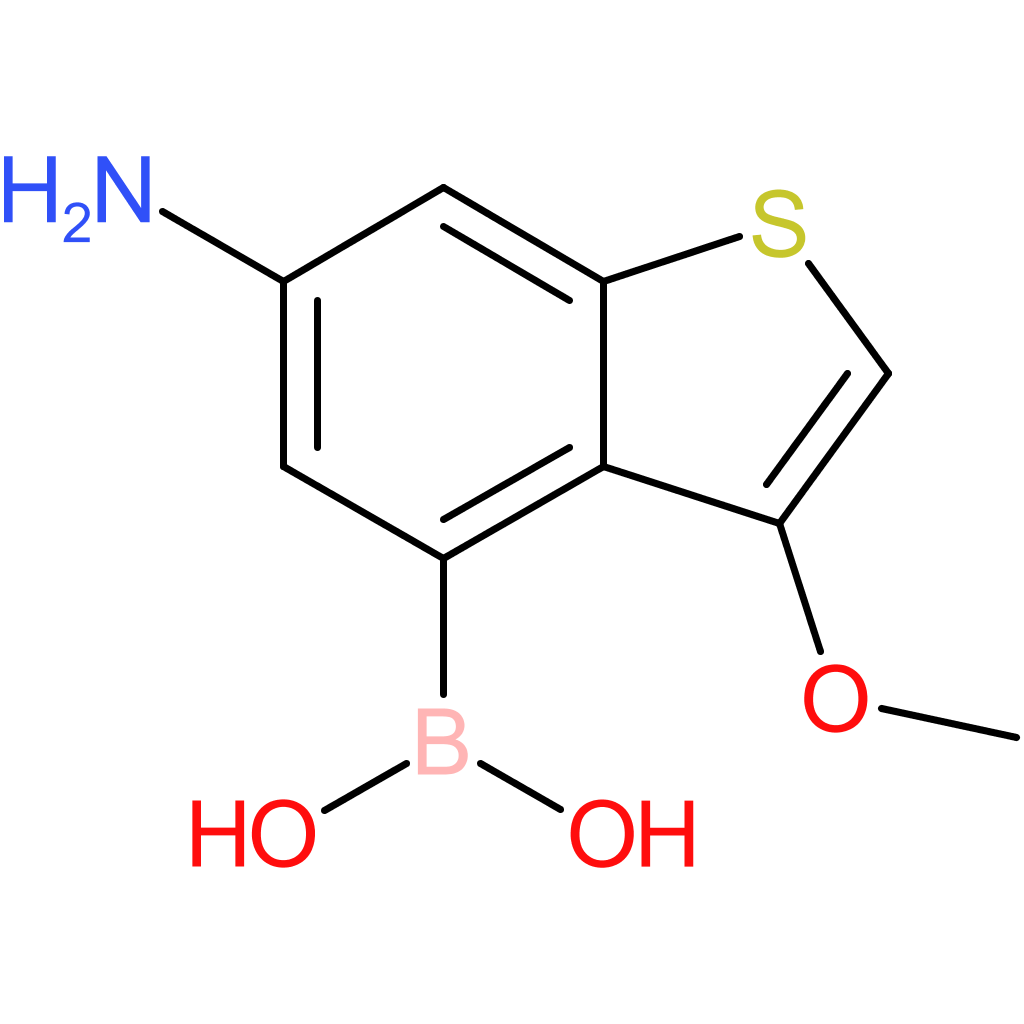 6-amino-3-methoxybenzothiophene-4-boronic acid