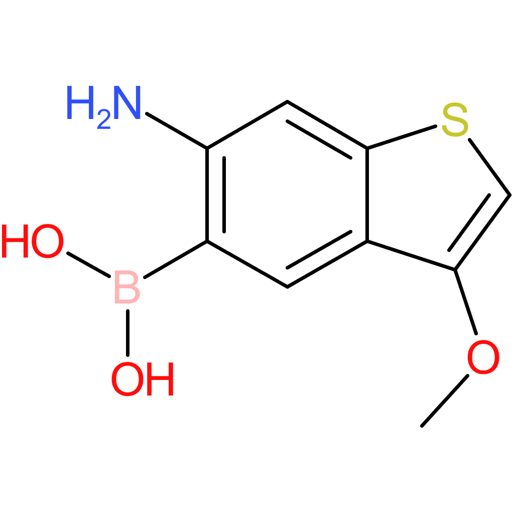 6-amino-3-methoxybenzothiophene-5-boronic acid