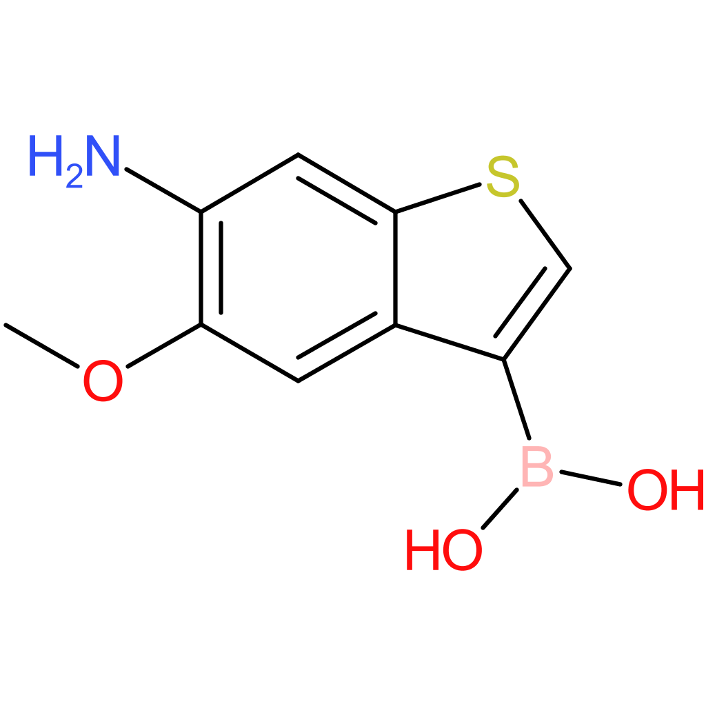6-amino-5-methoxybenzothiophene-3-boronic acid
