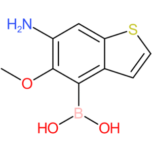 6-amino-5-methoxybenzothiophene-4-boronic acid