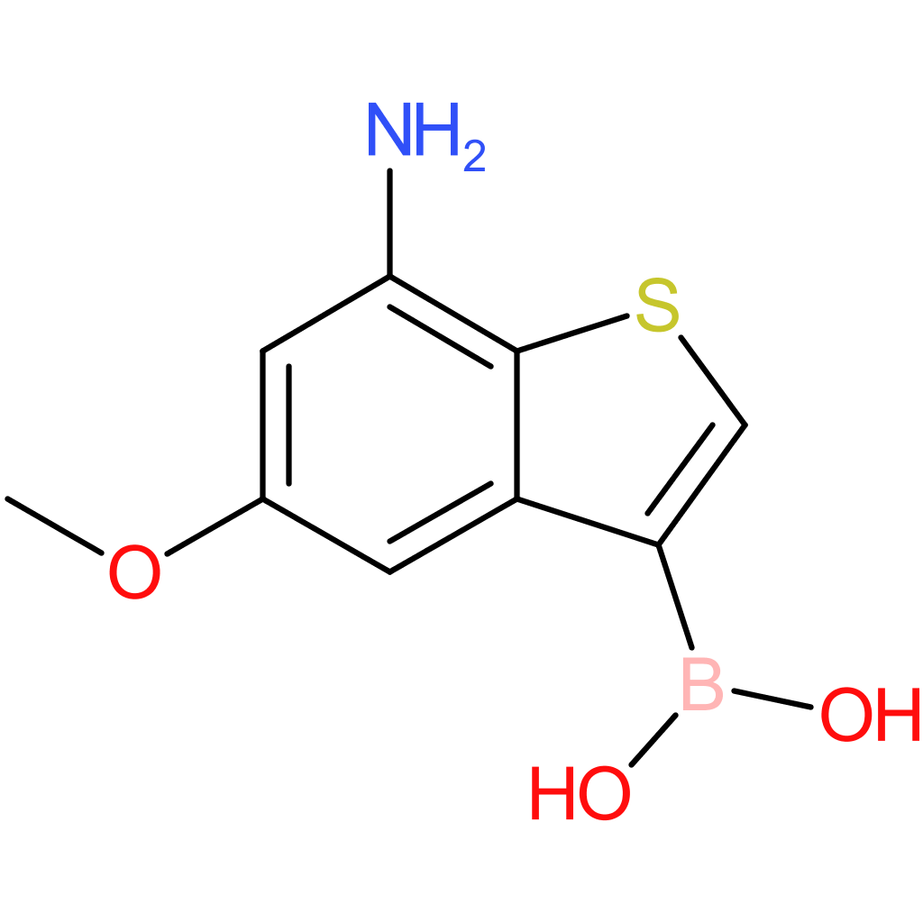 7-amino-5-methoxybenzothiophene-3-boronic acid