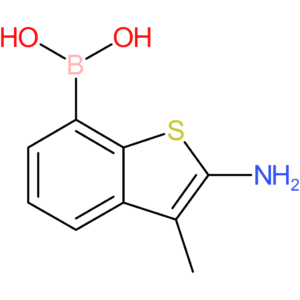 (2-amino-3-methyl-1-benzothiophen-7-yl)boronic acid