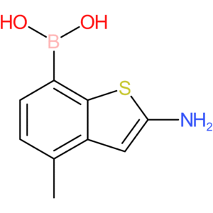 (2-amino-4-methyl-1-benzothiophen-7-yl)boronic acid