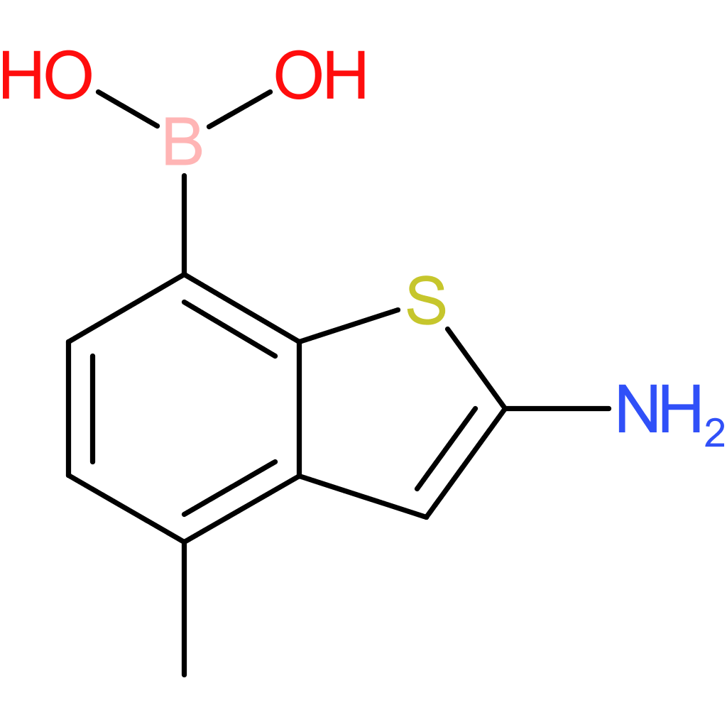 (2-amino-4-methyl-1-benzothiophen-7-yl)boronic acid