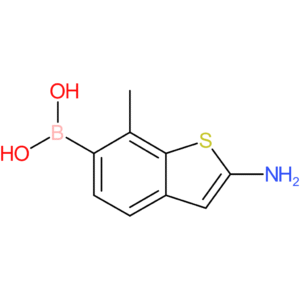(2-amino-7-methyl-1-benzothiophen-6-yl)boronic acid