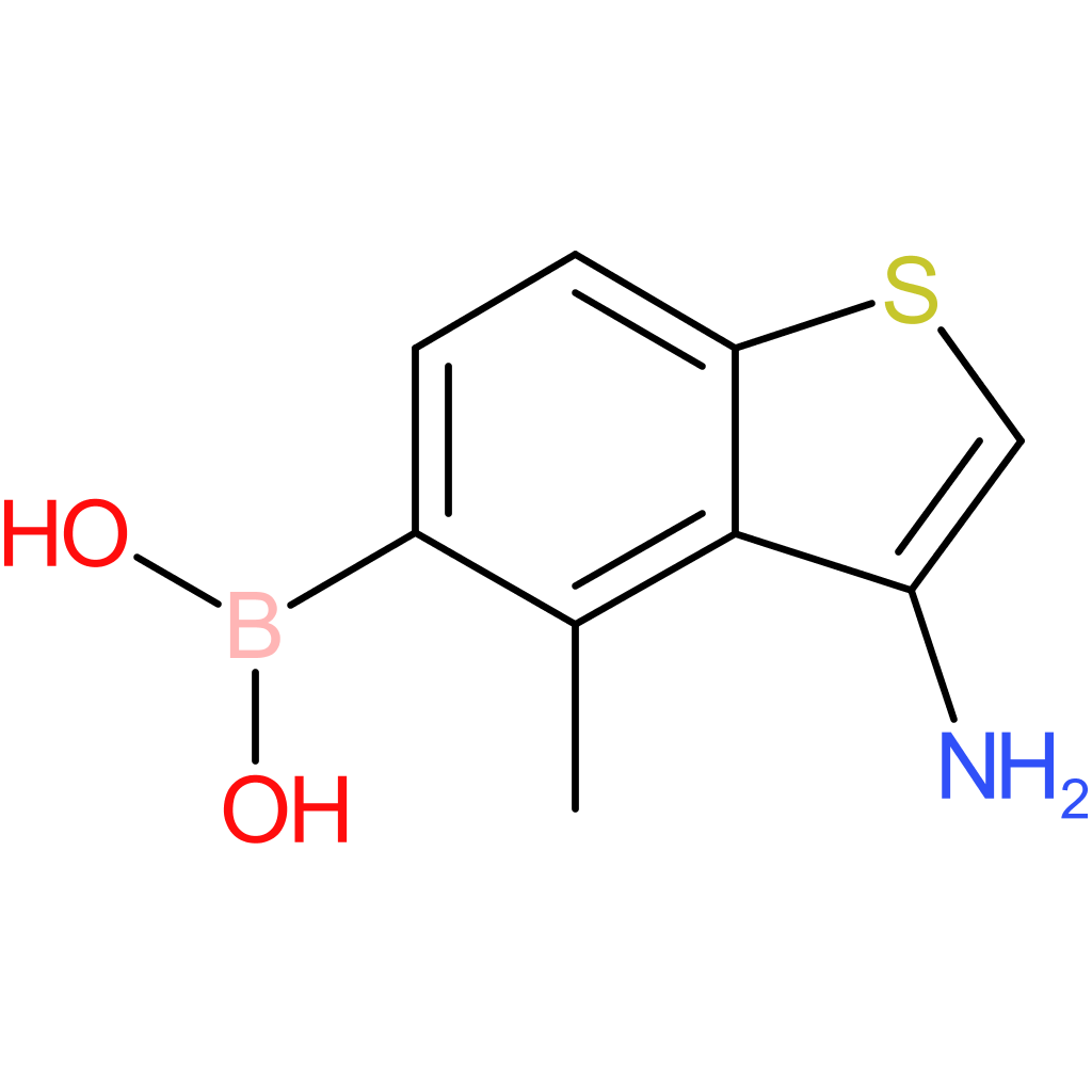 (3-amino-4-methyl-1-benzothiophen-5-yl)boronic acid