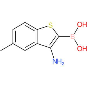 (3-amino-5-methyl-1-benzothiophen-2-yl)boronic acid