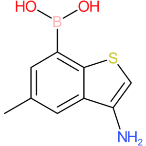 (3-amino-5-methyl-1-benzothiophen-7-yl)boronic acid