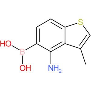 (4-amino-3-methyl-1-benzothiophen-5-yl)boronic acid