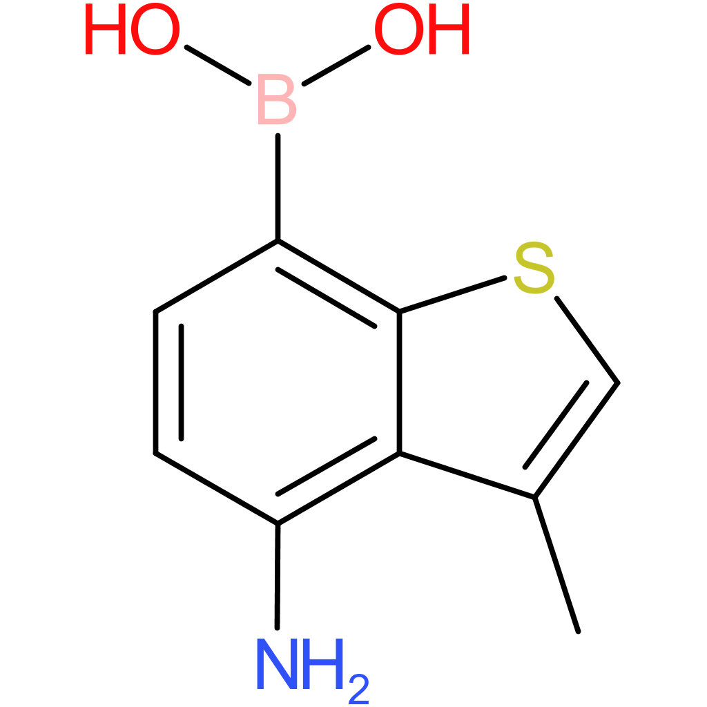 (4-amino-3-methyl-1-benzothiophen-7-yl)boronic acid