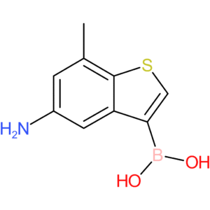 (5-amino-7-methyl-1-benzothiophen-3-yl)boronic acid