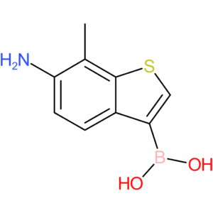(6-amino-7-methyl-1-benzothiophen-3-yl)boronic acid