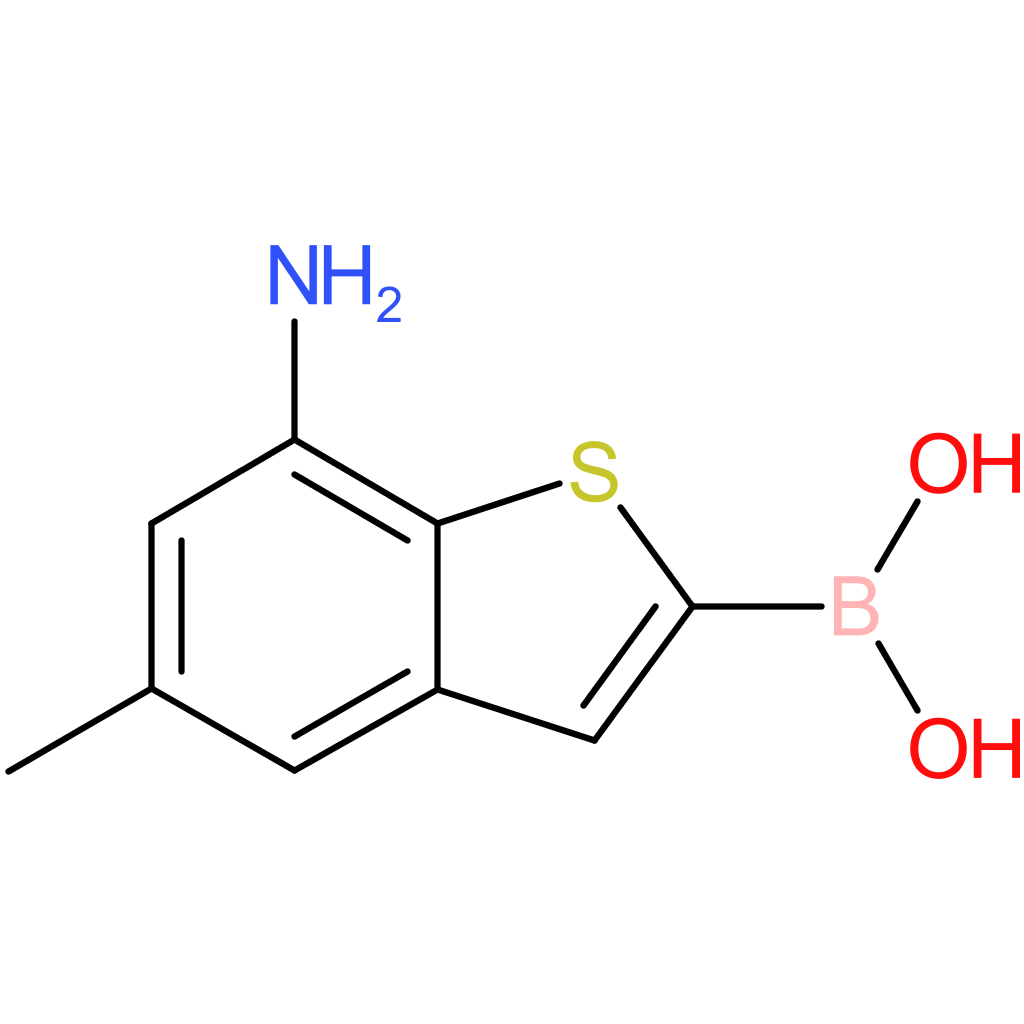 (7-amino-5-methyl-1-benzothiophen-2-yl)boronic acid