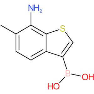 (7-amino-6-methyl-1-benzothiophen-3-yl)boronic acid