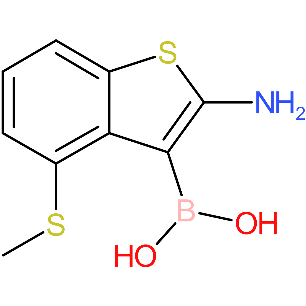 2-amino-4-(methylthio)benzothiophene-3-boronic acid