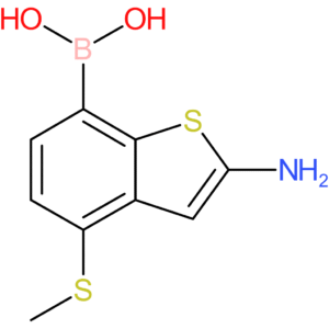 2-amino-4-(methylthio)benzothiophene-7-boronic acid