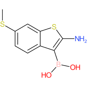 2-amino-6-(methylthio)benzothiophene-3-boronic acid