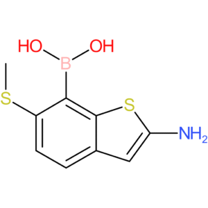 2-amino-6-(methylthio)benzothiophene-7-boronic acid