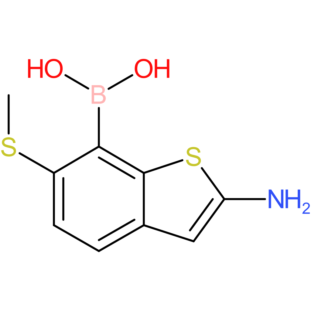 2-amino-6-(methylthio)benzothiophene-7-boronic acid