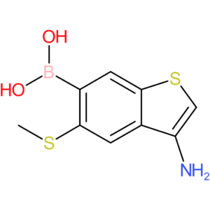 3-amino-5-(methylthio)benzothiophene-6-boronic acid
